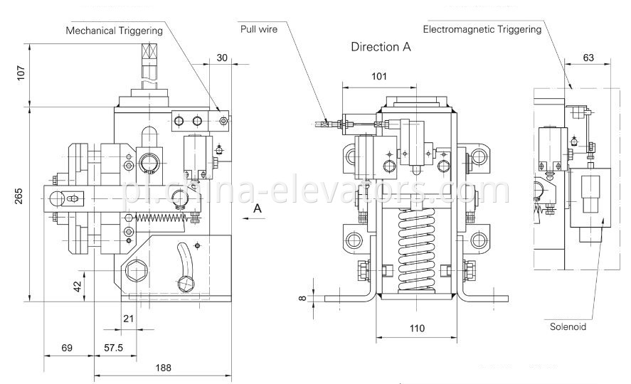 Passenger Elevator Rope Brake